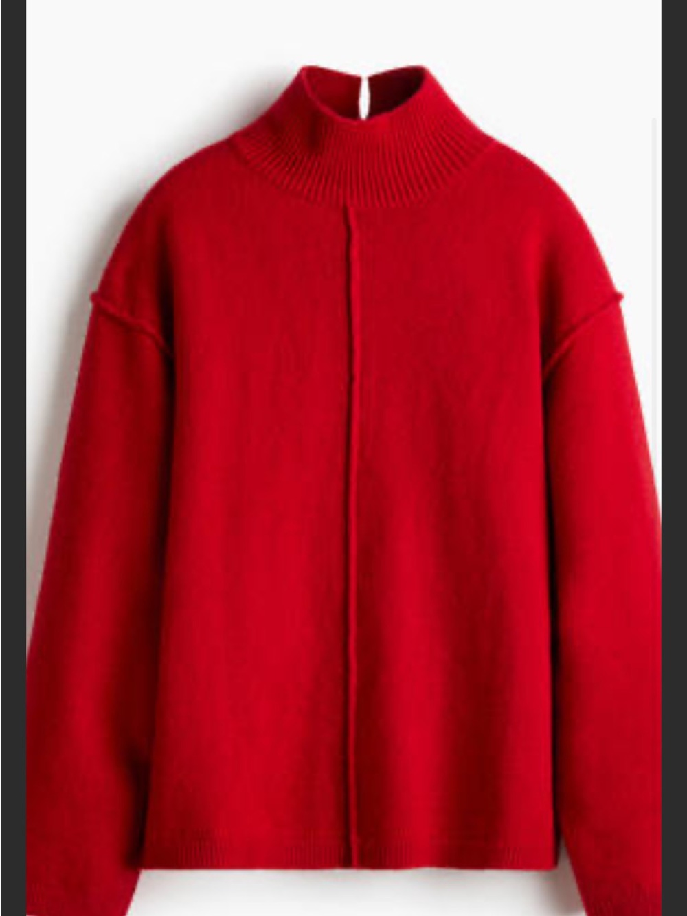 NWT H&M Cozy Red Turtleneck Sweater for Women